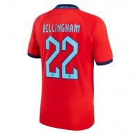 Moški Nogometni dresi Anglija Jude Bellingham #22 Gostujoči SP 2022 Kratek Rokav